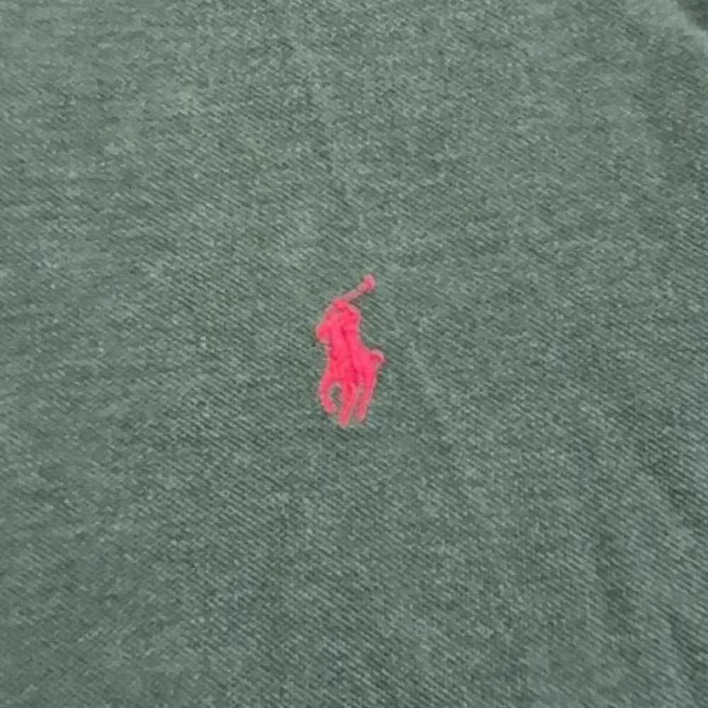 Polo Ralph Lauren Custom Slim Fit men's green polo XL red pony logo 100% Cotton